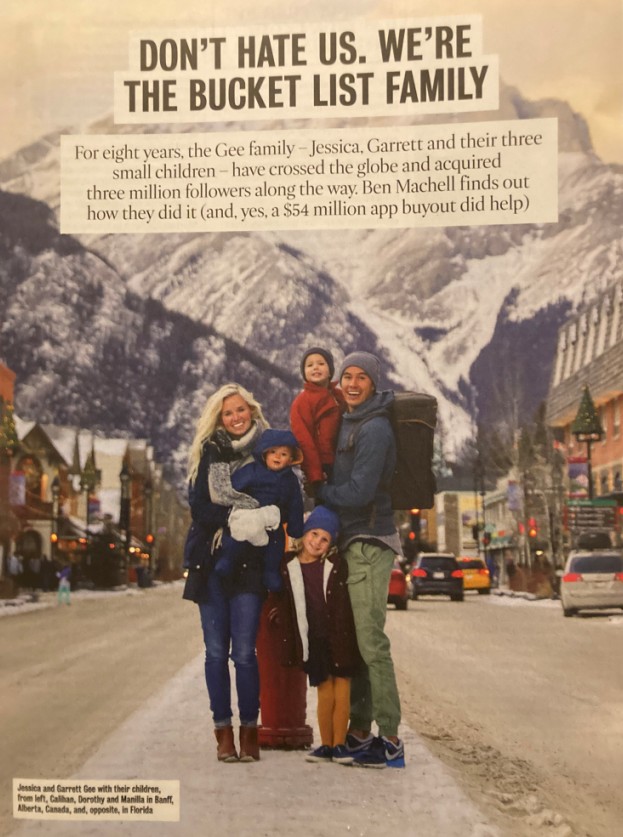 Times Magazine picture of the Gee Family